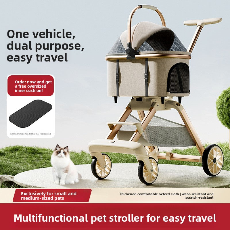 Multifunctional Foldable Pet Stroller