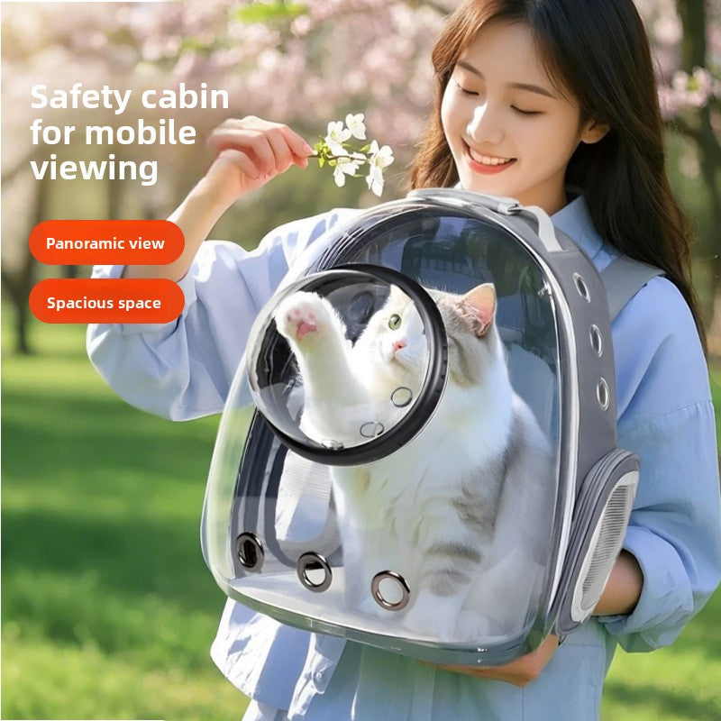 Space Capsule Cat Backpack Pet Carrier