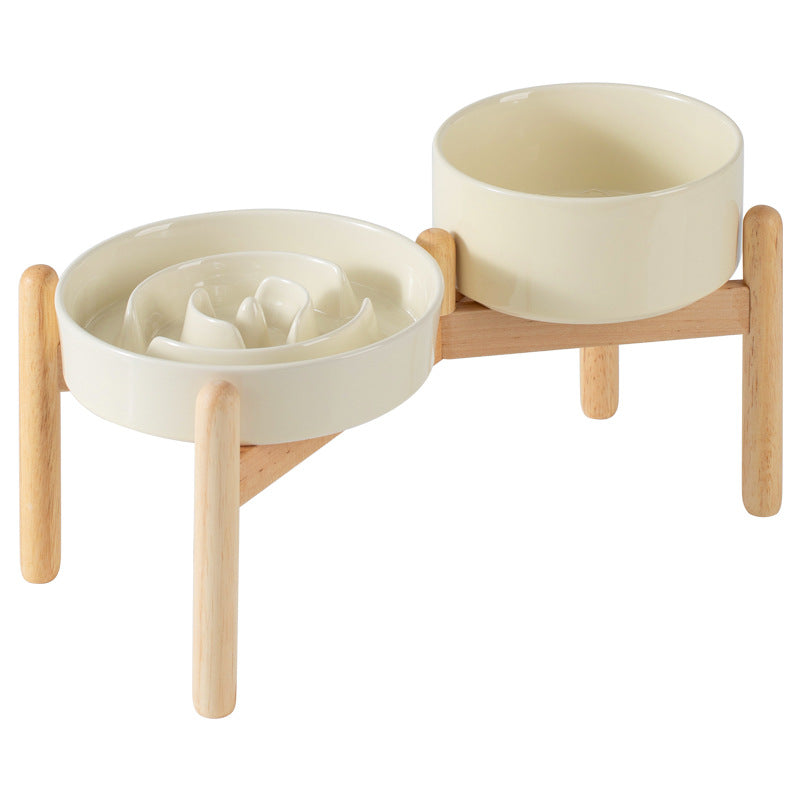 Ceramic Pet Cat and Dog Bowl