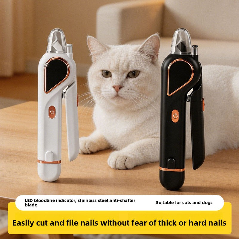 Household Cat Pet Puppy Polishing Electric Nail Clamp