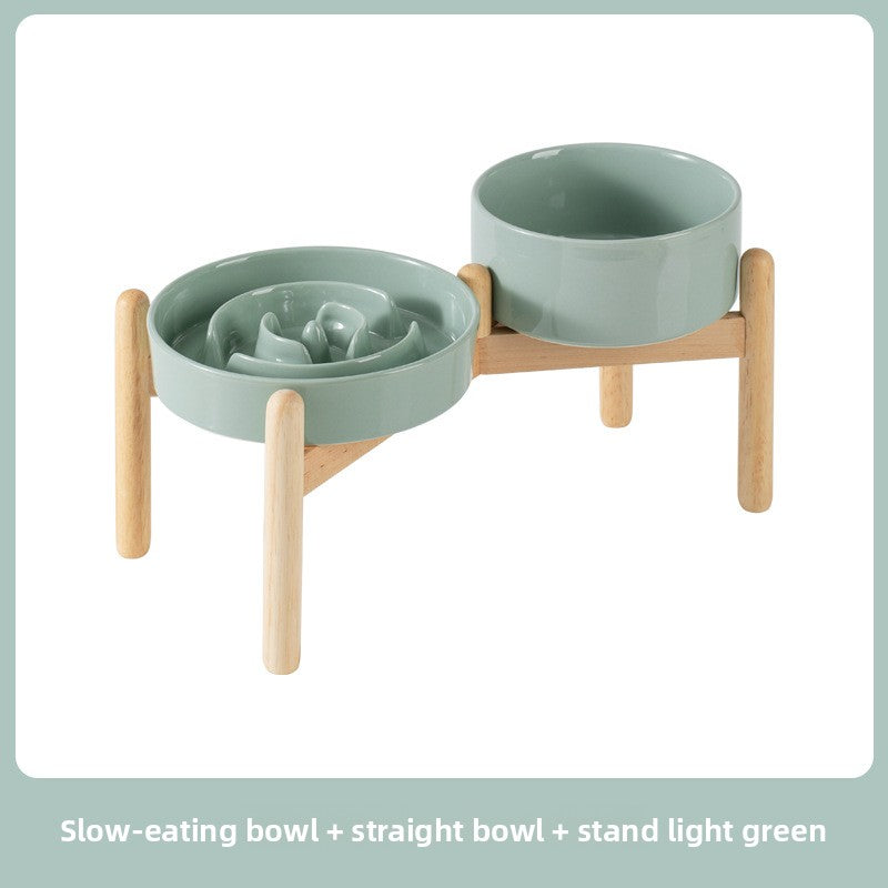 Ceramic Pet Cat and Dog Bowl