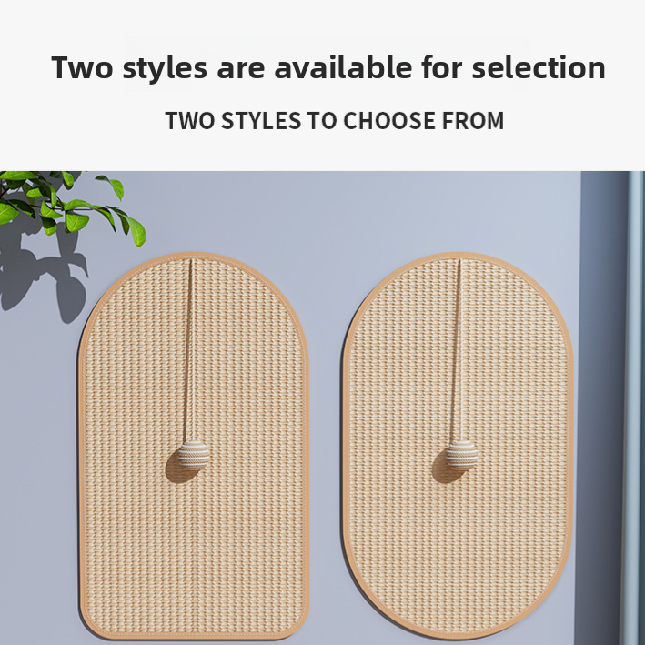 Sisal Cat Scratching Board Wall Mounted
