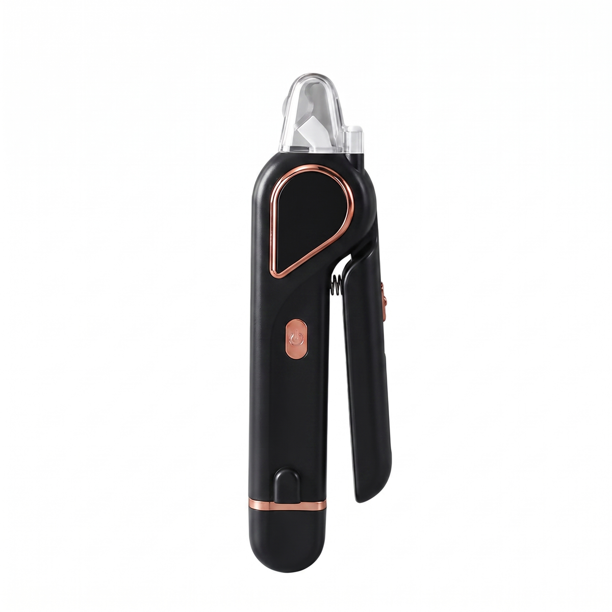 Electric pet nail clipper in black